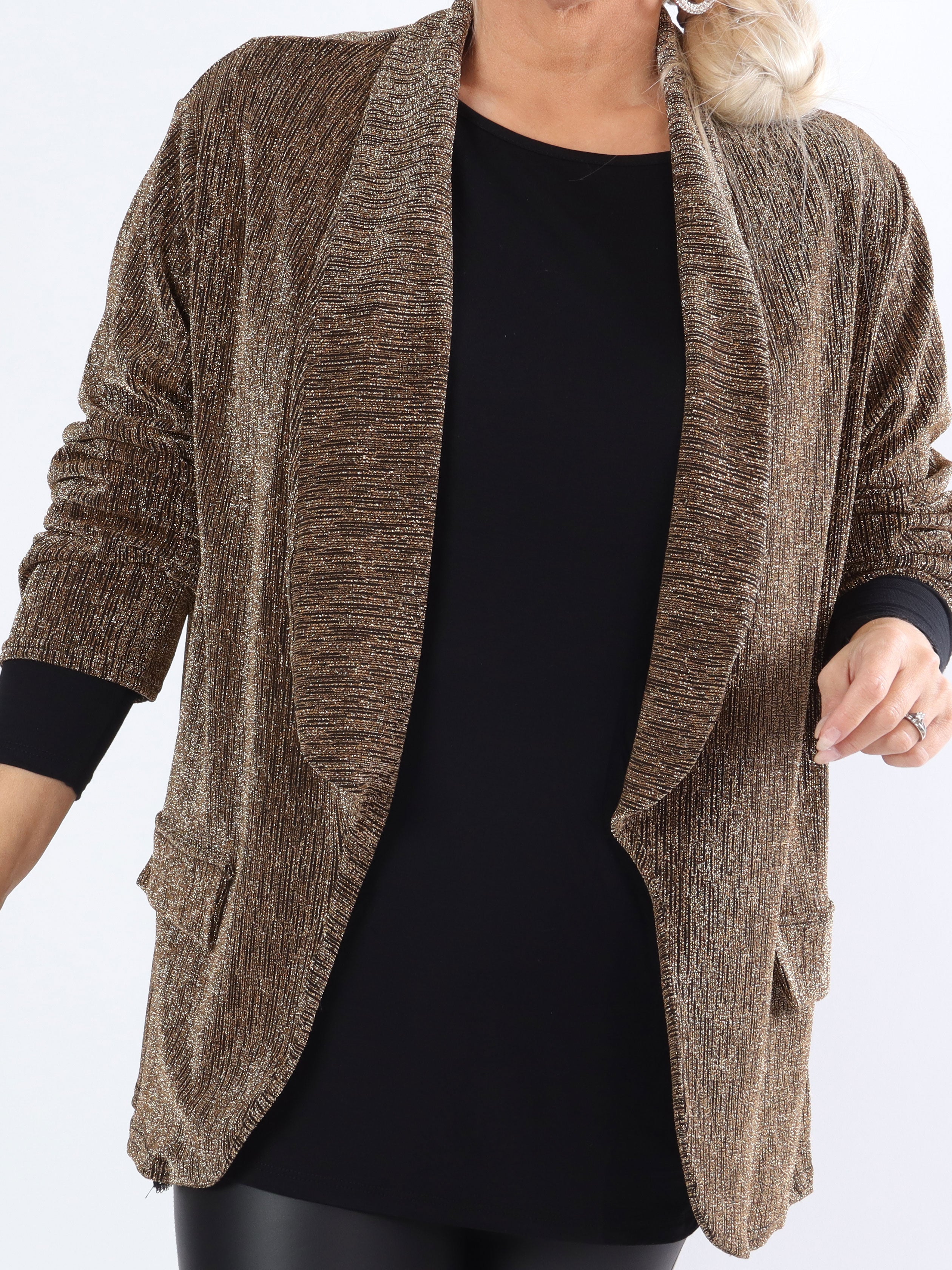 Misa - Lätt kavaj i glimmertyg